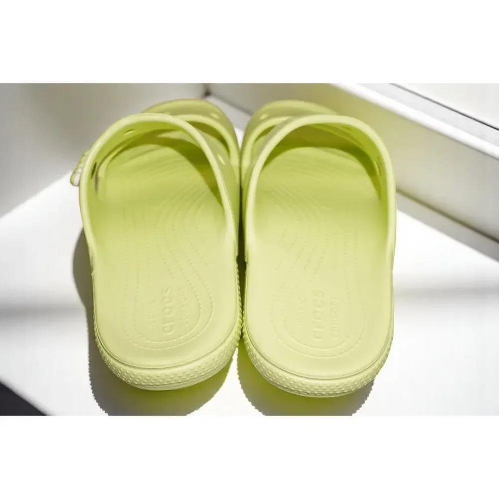 Crocs Classic Sandals Slides Lime Zest Green Men Size 12 / Women Size 14 NWOT